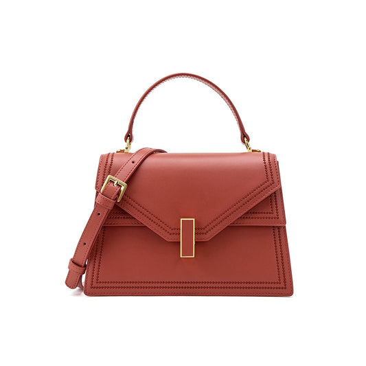 LA FESTIN New women bag Fashion split Leather Shoulder Messenger Bag Embroidery handbag Large capacity detachable