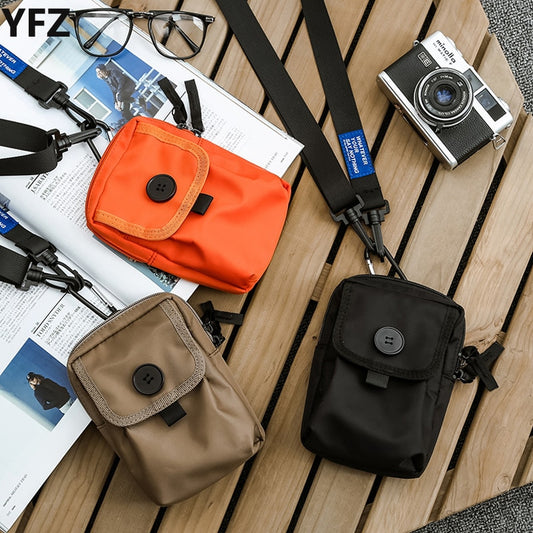 YIFANGZHE Mini Crossbody Bag Fashion Cellphone Bag,  Waterproof Storage Phone Pouch Handbag with Shoulder Strap for Men /Women