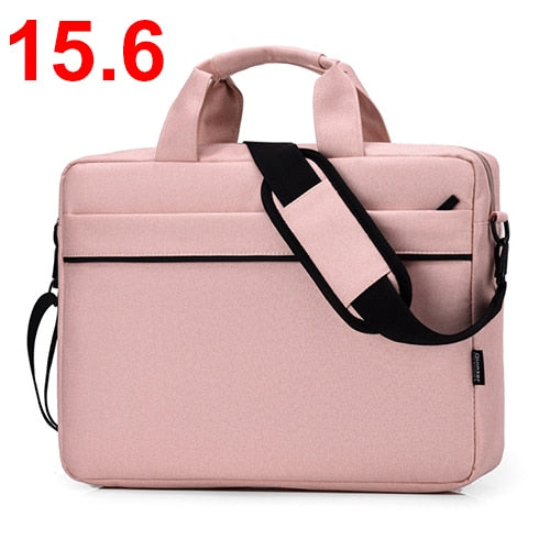 Men Women Laptop Bag 13.3 14 15.6 Inch Waterproof Notebook Bag for Macbook Air Pro 13 15 Computer Shoulder Handbag Briefcase Bag