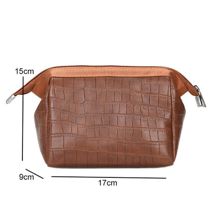 Cosmetic Bags For Women New Luxury Handbags Fashion Ladies Toiletry Set Small Leather Makeup Bag Korean Large Capacity Bag