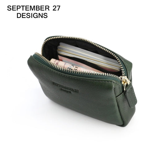 New Style Coin Purses Female First Layer Leather Zipper Mini Car Key Wallets Women 100% Cowskin Credit Card Purse Pouch Bag