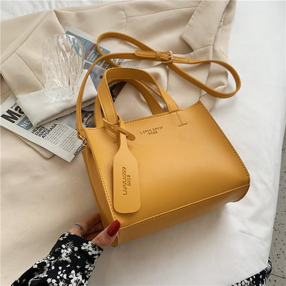 Soft PU Leather Crossbody Bags for Women New Solid Color Simple Shoulder Purses Female Brand Designer Trends Handbags Green