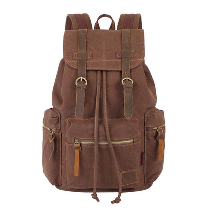 vintage canvas Backpacks Men And Women Bags Travel Students Casual For Hiking Travel Camping Backpack Mochila Masculina