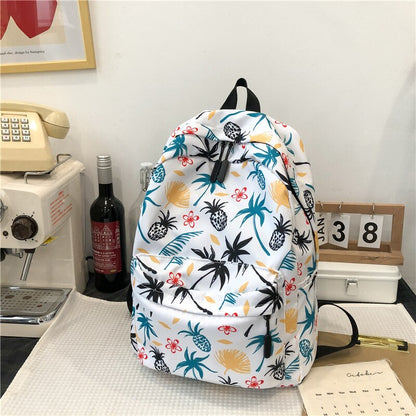 School Backpacks Fashion Graffiti Printing Women&#39;s Backpack Casual College Student School Bags for Girl Teenage Female Schoolbag