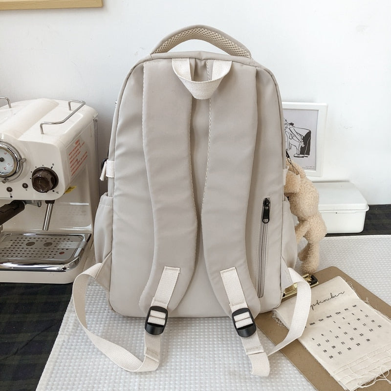 New Waterproof Nylon Women Backpack Korean Japanese Fashion Female Students Schoolbag Multilayer Simple Sense Travel bag