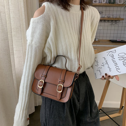 New Style Winter Vintage Flap Lock Classic Women Bags Casual Leather Shoulder Bags Clutch Crossbody Bag Handbag Messenger