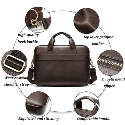 WESTAL Bag Executive For Men Men&#39;s Briefcase Bag Men&#39;s Genuine Leather Laptop Bag For Men Porte Document Business Handbag