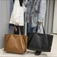 Extra Big Capacity Leather tote bags Brown Black Commutting Large bags for women Fashion women bag Brand ladies hand bags