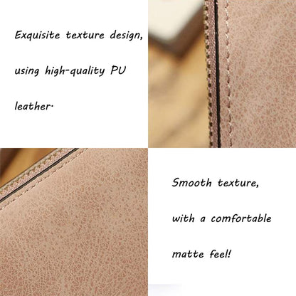 Long Lady Wallet Female Purses Soft PU Leather Mobile Phone wallet For Women Large Capacity Luxury Elegant Zipper Clutch