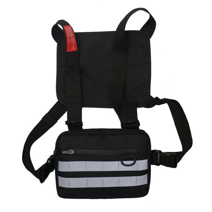 Streetwear Men Bag Tactical Vest Hip Hop Style Crossbody Chest Bags Packs for Fashion Punck Chest Rig Vest Waist Bag Unisex