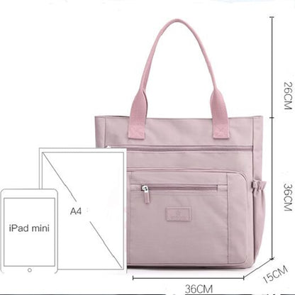 Luxury Women Nylon Shoulder Bags Waterproof Casual Top-handle Ladies Handbag Travel Tote