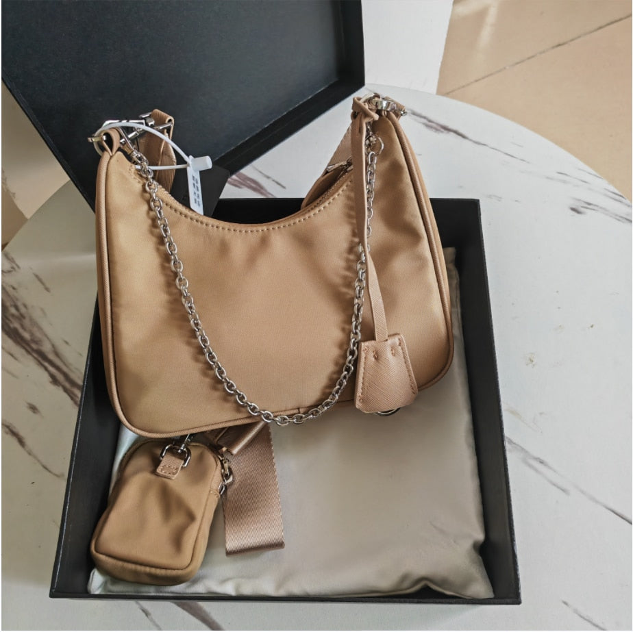 Ladies Shoulder Bags Dust bag with box Underarm Bags Crescent Bags Shoulder Bags  Bags  Handbags Crossbody Bag women&#39;s bag