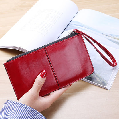 Luxury Women&#39;s Wallet Ladies PU Leather Long Women&#39;s Mobile Phone Bag Card Bag Handbag Fashion Convenient Wallet Women