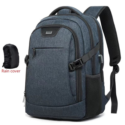 Business Backpack For Men USB Charge Travel Notebook Laptop Backpacks Man College Student Fashion School Bags 15.6 inch Mochila