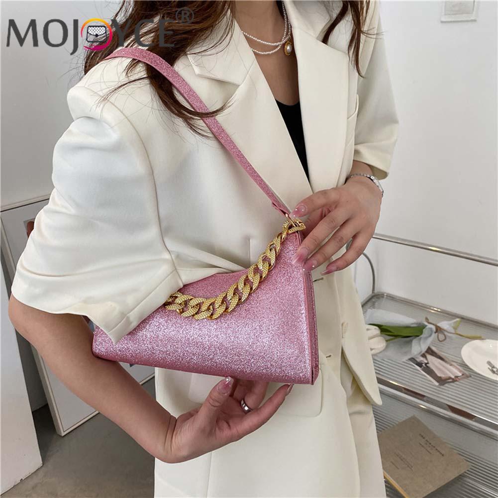 Fashion Sequin Shoulder Underarm Bags PU Leather Casual Women Handbags Purse Women Outdoor Business Traveling