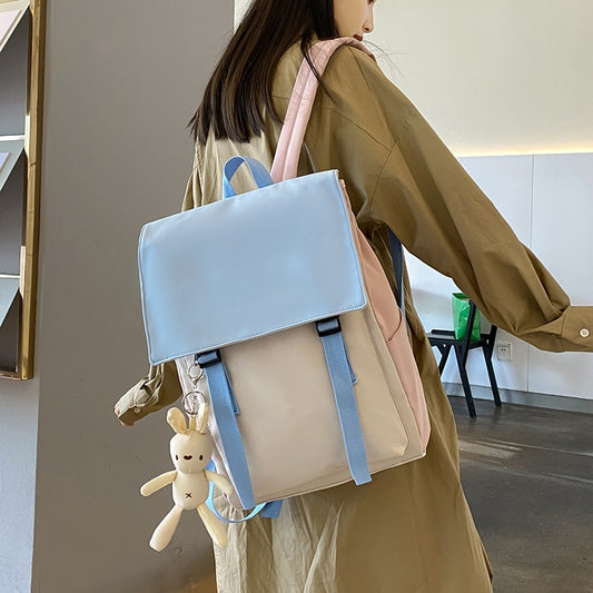 SEETIC New Kawaii Women Backpack Fashion Waterproof Students Backpack High Quality School Bag Anti-Theft Nylon Backpack Female