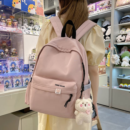 Cute Nylon Women Backpack Kawaii Student School Bags For Teenage Girls Travel Book Bags College Lady Laptop Backpacks Mochilas