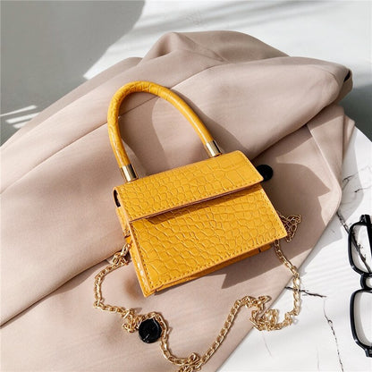 Ladies Handbags Mini Stone Pattern Crocodile Pattern Crossbody Shoulder Bags Fashion Crossbody Handbags Wallets Сумки женские