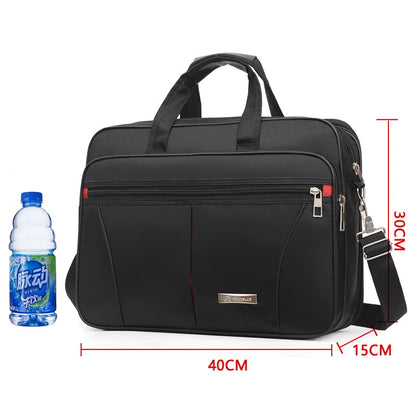 Men&#39;s Business Briefcase Weekend Travel Document Storage Bag Laptop Protection Handbag Material Organize Pouch Accessories Items