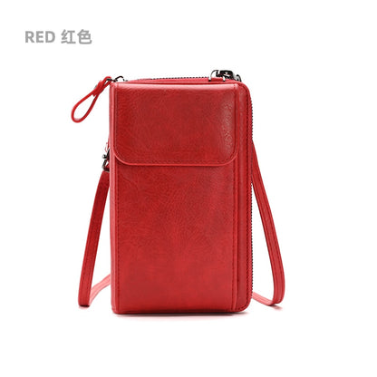 Fashion Ladies Small Crossbody Messenger Bags Women Shoulder Bag Wallet Mini PU Leather Card Holder Female Purse