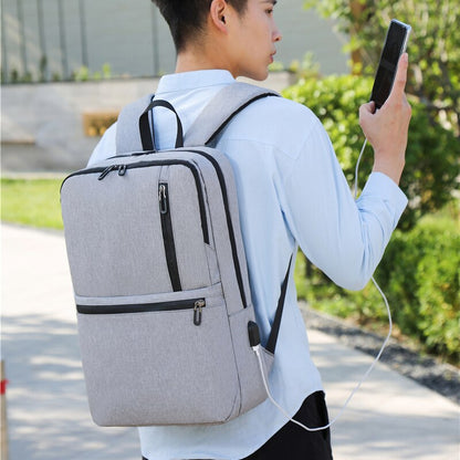 Large Capacity Laptop Backpack 17 Inches for Men Multi-function USB Charing Backpacks with Waterproof Zippers Rucksack for Women