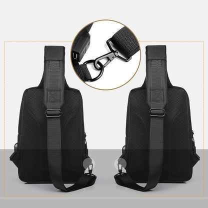 Men&#39;s Bag Shoulder Bags Business Usb Charging Multifunction Anti-Theft Waterproof Male Crossbody Bag Casual Short Trip Chest Bag