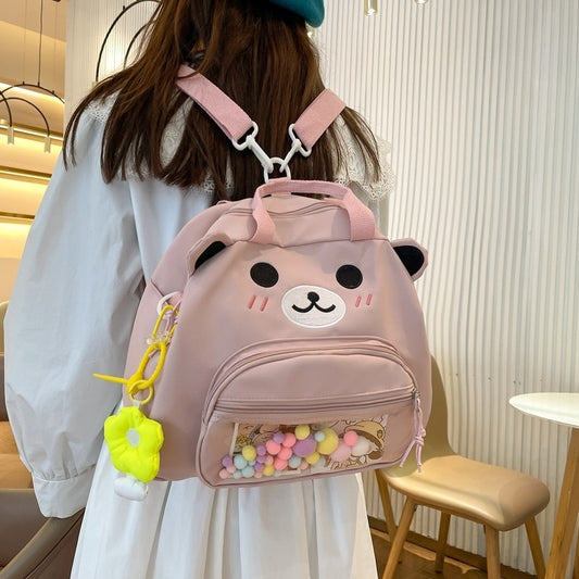 Cute Animal Backpack for Women Casual Travel Backpack Totes Shoulder Bags Teenage Girls Messenger Bag Feminine Bolsas