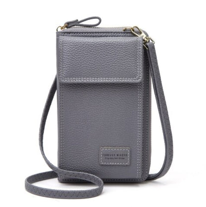 Fashion Universal Mobile Phone Purse Women Soft Leather Small Crossbody Bags Ladies Quality Shoulder Messenger Bag Clutch Bolsas