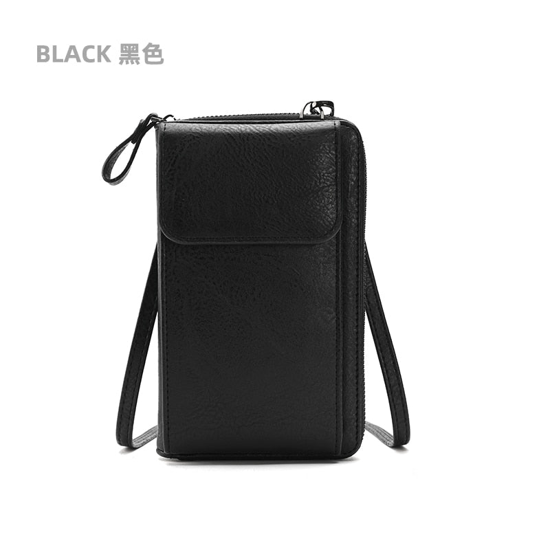 Fashion Ladies Small Crossbody Messenger Bags Women Shoulder Bag Wallet Mini PU Leather Card Holder Female Purse