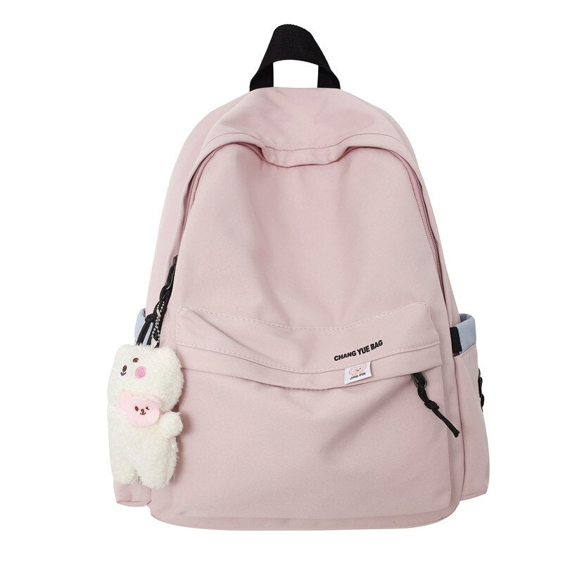 Cute Nylon Women Backpack Kawaii Student School Bags For Teenage Girls Travel Book Bags College Lady Laptop Backpacks Mochilas