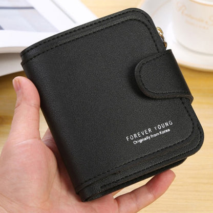 PU Leather Women Wallet Female Hasp Short Wallets Solid Color Coin Handbag For Women Fashion Multipurpose Purses Card Holder