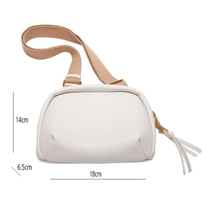 High Quality Mini Women Leather Bag Young Girl Fashion Soft Cowhide Shoulder Crossbody Luxury Designer Brand Small Message Bags