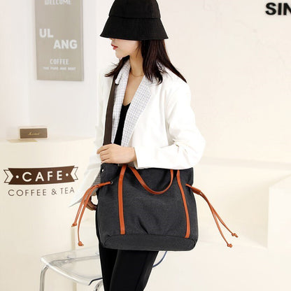 Large Capacity Women Canvas Shoulder Bag For Lady Casual Messenger Bag Canvas Handbags Female Big Tote Crossbody Bag