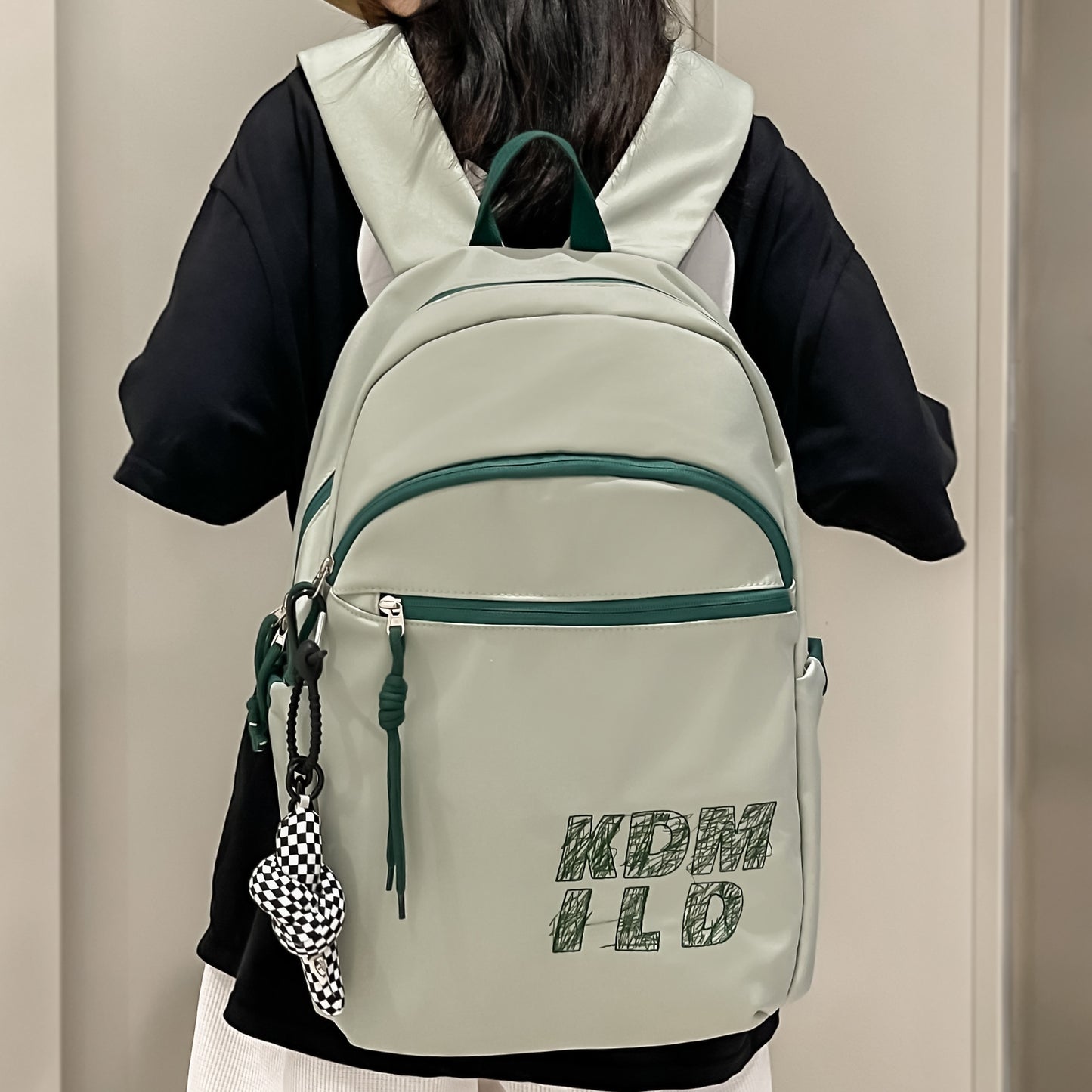 New Female Laptop College Backpack Fashion Girl Travel School Bag Women Nylon Student Backpack Cool Lady Trendy Leisure Book Bag