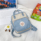 Stripe Cute Corduroy Women Backpacks Fashion School Bag BackPack for Child Girl Female Shoulder Bags Designer Kids Mini Backpack