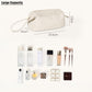 Light Luxury Cosmetic Bag PU Leather Double Layer Makeup Bag Large Travel Bag