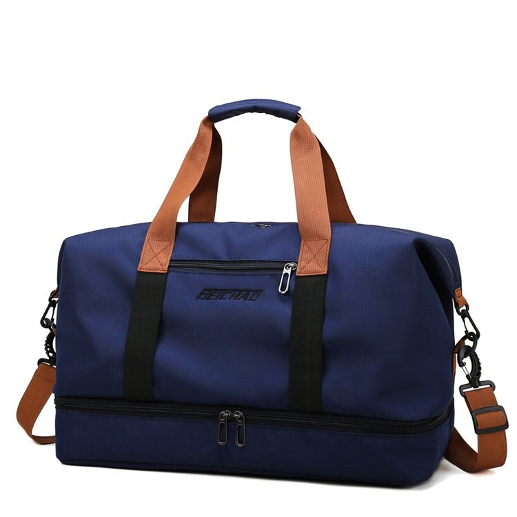 Unisex Large Capacity Travel Tote Bags Women Canvas Travel Handbag Men Sports Shoulder Bag Waterproof Travel Duffle Bag Foldable