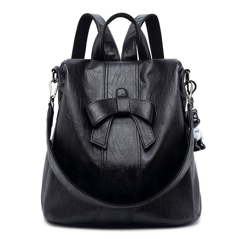 Anti-theft Women&#39;s Luxury Bags Multi-purpose Bow Women Handbag Female Bag Backpack for Travel Back To School Mochila Femenina