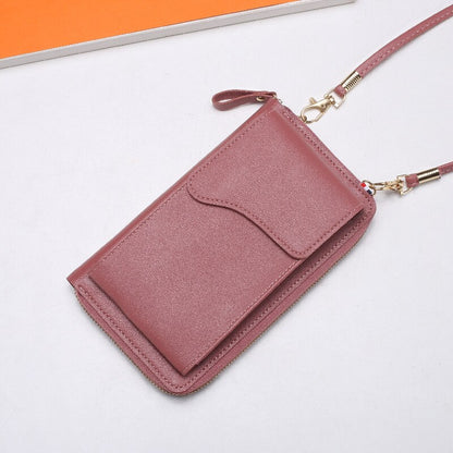 Women&#39;s Small Crossbody Shoulder Bags PU Leather Female Cell Phone Pocket Bag Ladies Purse Card Clutches Wallet Messenger Bags