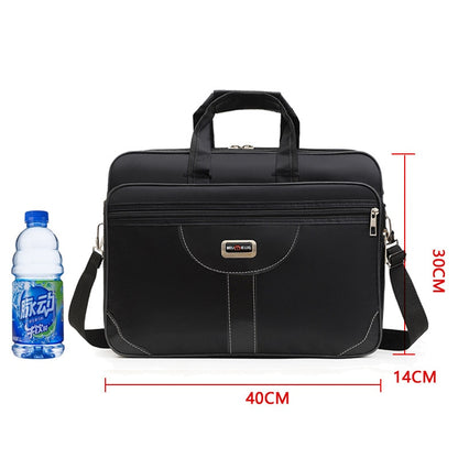 Men&#39;s Business Briefcase Weekend Travel Document Storage Bag Laptop Protection Handbag Material Organize Pouch Accessories Items