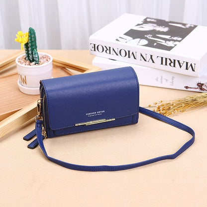 New Women Pu Leather Handbags Female Multifunctional Large Capacity Shoulder bags Fashion Crossbody Bags For Ladies Phone Purse