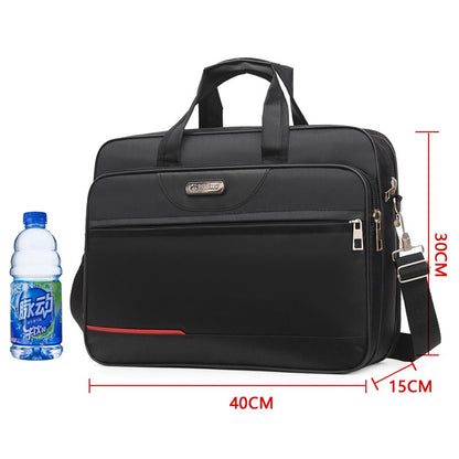 Men&#39;s Business Briefcase Weekend Travel Document Storage Bag Laptop Protection Handbag Material Organize Pouch Accessories Items