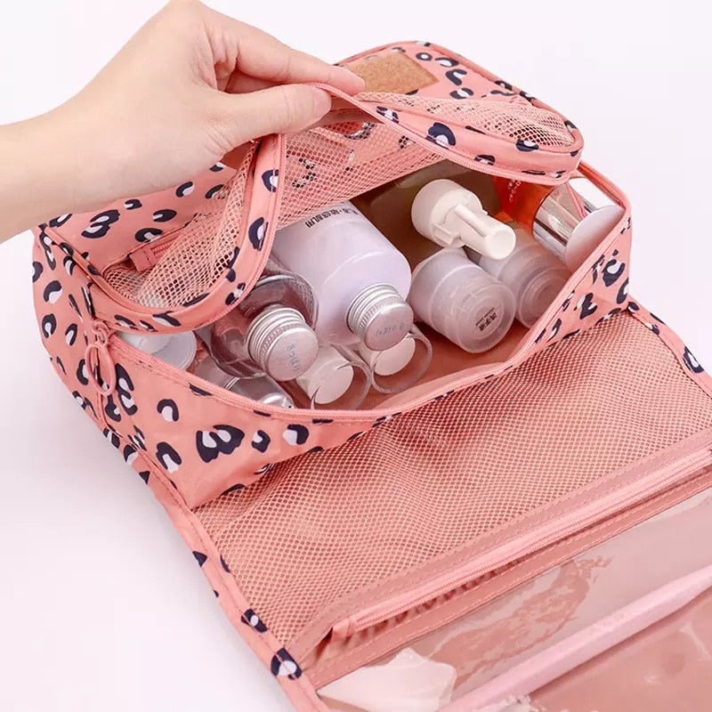 High Capacity Makeup Bags Women Travel Cosmetic Wash Pouch Waterproof Toiletries Storage Bag Ladies Make Up Beauty Bag Neceser