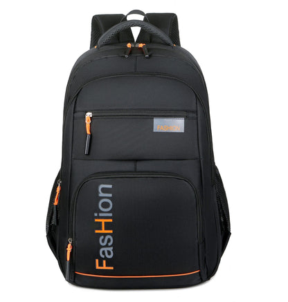 Fashion Men&#39;s Backpack Oxford Cloth Black Waterproof Computer Bag Men&#39;s and Women&#39;s Travel Leisure Backpack