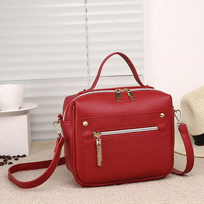 Women Shoulder Bag Ladies Shoulder Messenger Bag High Quality PU Leather Handbags Casual Candy Color Women Bags