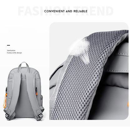 Simple Lightweight Urban Man Travel Backpack USB Backpacks for Men Waterproof Male 14 Inch Laptop Bag Trend Mens School Bookbag