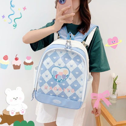 Kawaii Ita Backpack Japanese Women Backpack Double Sided Design Cute High Quality Student School Bag