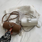 Stone Pattern Cylinder Bag Women&#39;s Shoulder Bag Luxury PU Leather Crossbody Bag Designer Chain Handbag and Purse Female Clutchs