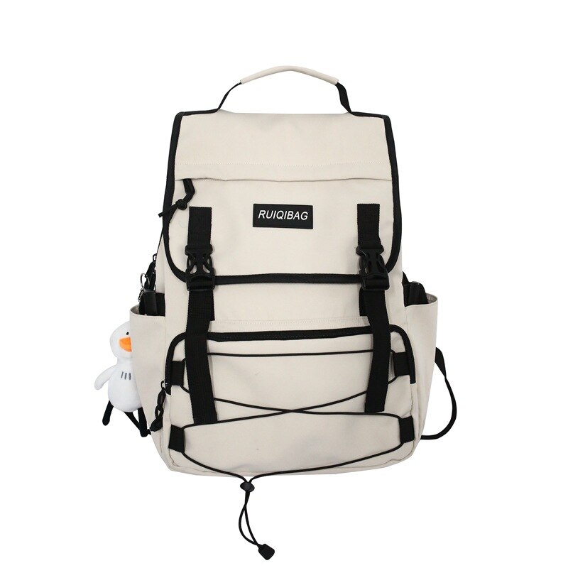 Couple&#39;S Casual Backpack Korean Version Large-Capacity Waterproof Travel Backpack Travel College Student Computer Bag