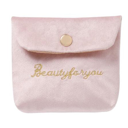 Velvet Portable Cosmetic Bag Travel Mini Coin Money ID Card Lipstick Storage Case Women Sanitary Napkin Pad Packaging Pouch Bags